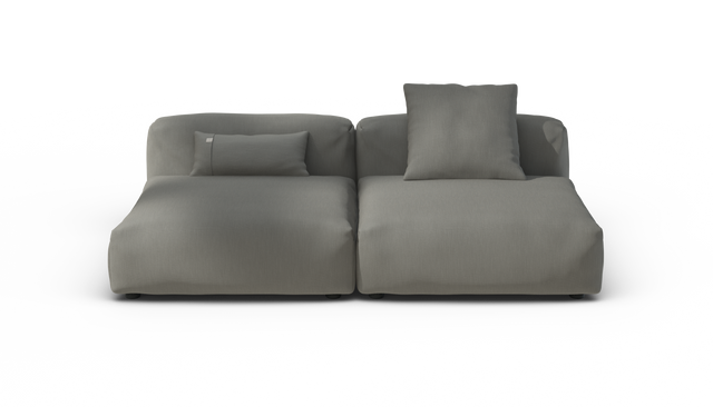 vetsak | Sofa Set 01 Large - Terrain - Flint | Modulares Sofa | 3.5 Sitzer