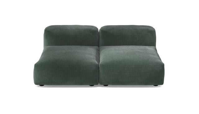 vetsak | Sofa Set 01 Medium - Cord Velour - Hunter | Modulares Sofa | 2.5 Sitzer