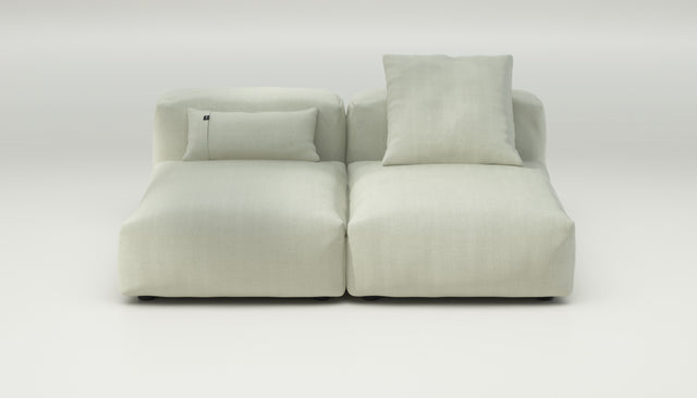 vetsak | Sofa Set 01 Medium - herringbone - beige | Modulares Sofa | 2.5 Sitzer