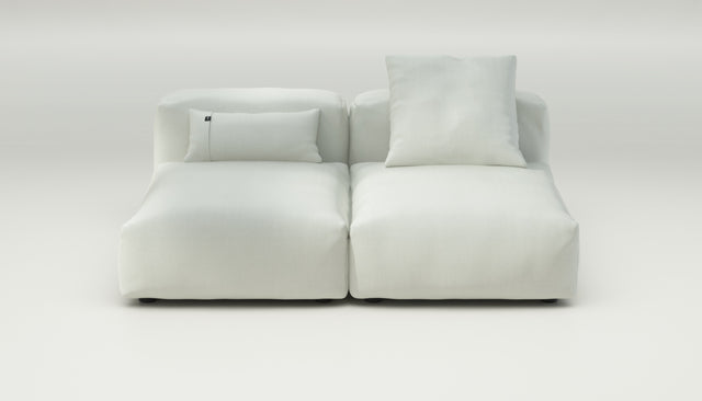 vetsak | Sofa Set 01 Medium - herringbone - creme | Modulares Sofa | 2.5 Sitzer