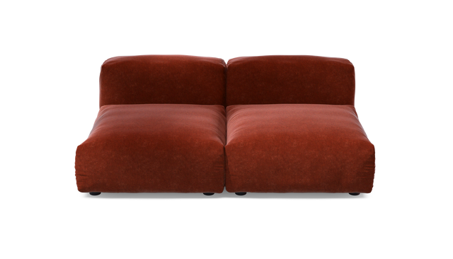 vetsak | Sofa Set 01 Medium - Suave - Saffron | Modulares Sofa | 2.5 Sitzer