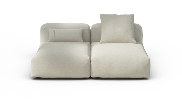 vetsak | Sofa Set 01 Medium - Breeze - Ecru | Modulares Sofa | 2.5 Sitzer