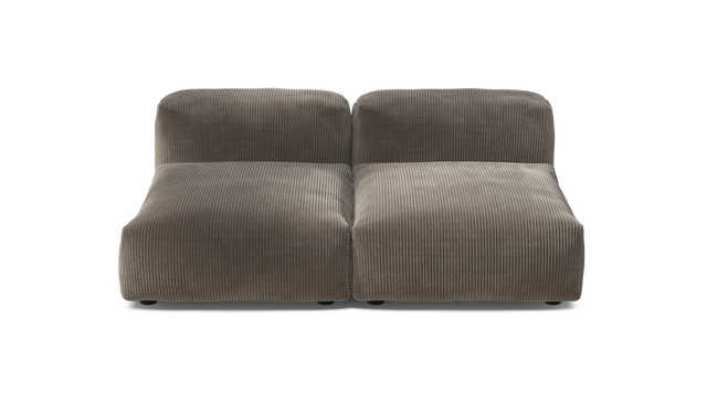 vetsak | Sofa Set 01 Medium - Cord Velour - Mocha | Modulares Sofa | 2.5 Sitzer