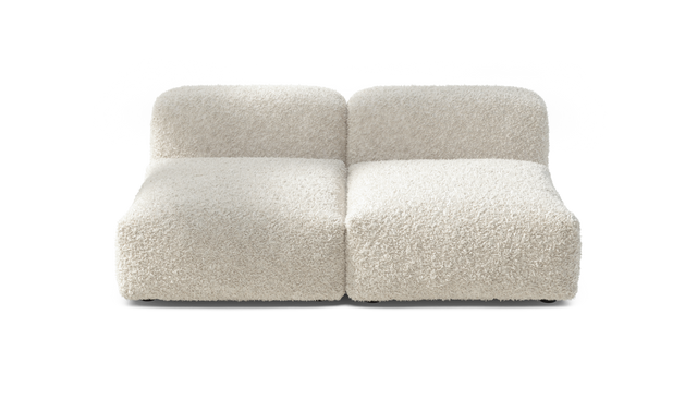 vetsak | Sofa Set 01 Medium - Doodle - Creme | Modulares Sofa | 2.5 Sitzer