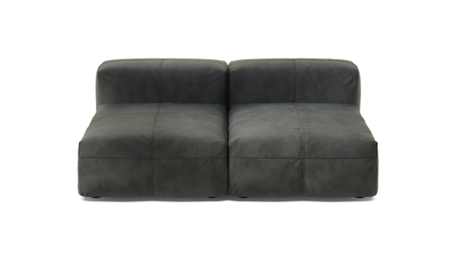 vetsak | Sofa Set 01 Medium - Leather - Cacao | Modulares Sofa | 2.5 Sitzer