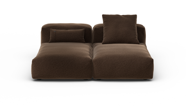 vetsak | Sofa Set 01 Medium - Pebble - Umber | Modulares Sofa | 2.5 Sitzer