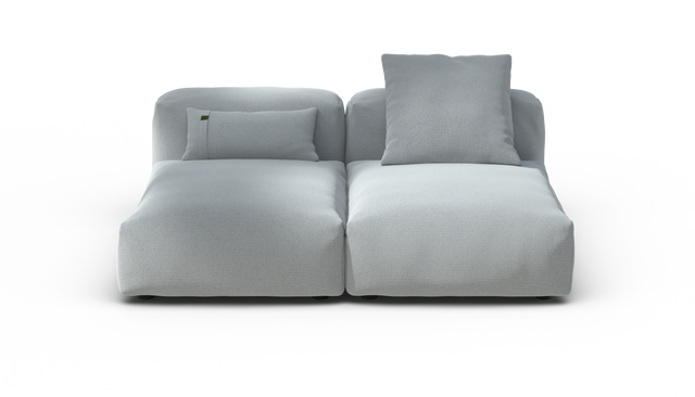 vetsak | Sofa Set 01 Medium - Pique - Turquoise | Modulares Sofa | 2.5 Sitzer