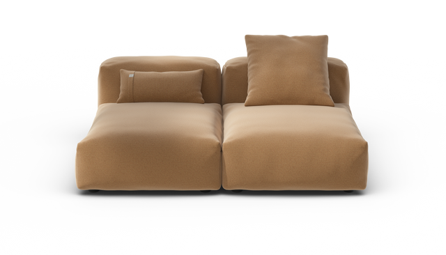 vetsak | Sofa Set 01 Medium - Pique - Wheat | Modulares Sofa | 2.5 Sitzer
