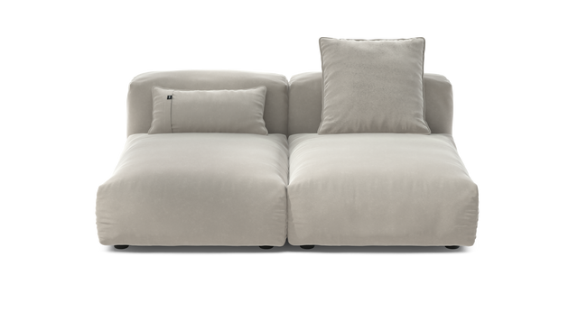 vetsak | Sofa Set 01 Medium - Suave - Clay | Modulares Sofa | 2.5 Sitzer