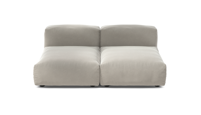 vetsak | Sofa Set 01 Medium - Suave - Clay | Modulares Sofa | 2.5 Sitzer