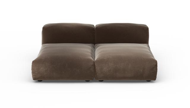 vetsak | Sofa Set 01 Medium - Suave - Espresso | Modulares Sofa | 2.5 Sitzer