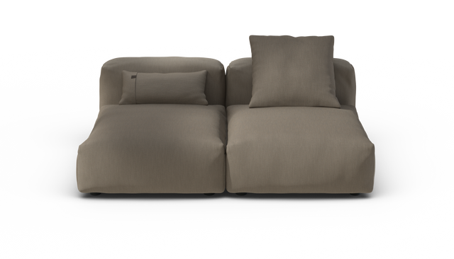 vetsak | Sofa Set 01 Medium - Terrain - Driftwood | Modulares Sofa | 2.5 Sitzer