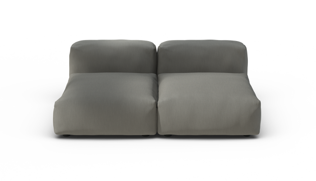 vetsak | Sofa Set 01 Medium - Terrain - Flint | Modulares Sofa | 2.5 Sitzer