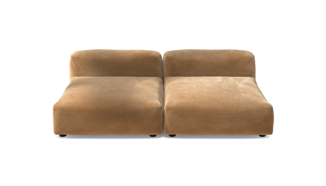 vetsak | Sofa Set 01 XLarge - Cord Velour - Camel | Modulares Sofa | 3.5 Sitzer