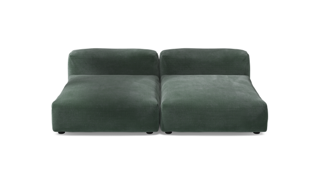vetsak | Sofa Set 01 XLarge - Cord Velour - Hunter | Modulares Sofa | 3.5 Sitzer