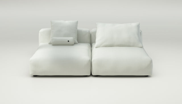 vetsak | Sofa Set 01 XLarge - herringbone - creme | Modulares Sofa | 3.5 Sitzer