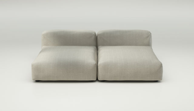 vetsak | Sofa Set 01 XLarge - herringbone - stone | Modulares Sofa | 3.5 Sitzer