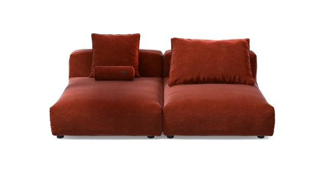 vetsak | Sofa Set 01 XLarge - Suave - Saffron | Modulares Sofa | 3.5 Sitzer