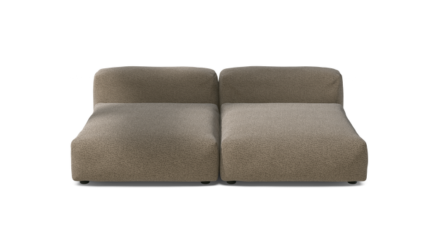 vetsak | Sofa Set 01 XLarge - Loop Loop - Taupe | Modulares Sofa | 3.5 Sitzer