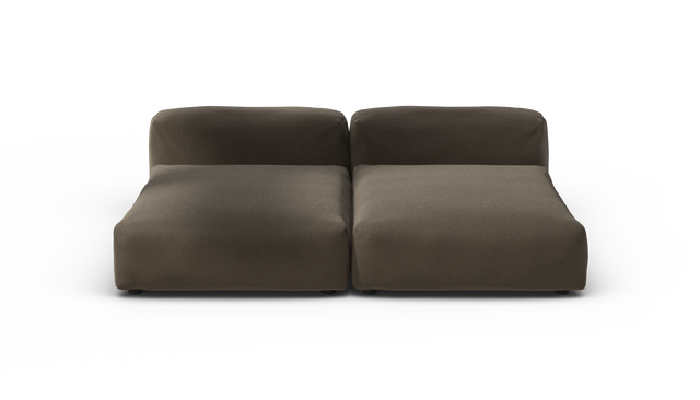vetsak | Sofa Set 01 XLarge - Breeze - Brown | Modulares Sofa | 3.5 Sitzer