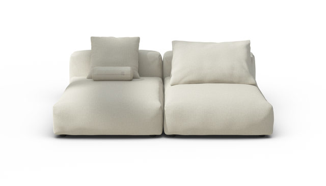 vetsak | Sofa Set 01 XLarge - Breeze - Ecru | Modulares Sofa | 3.5 Sitzer