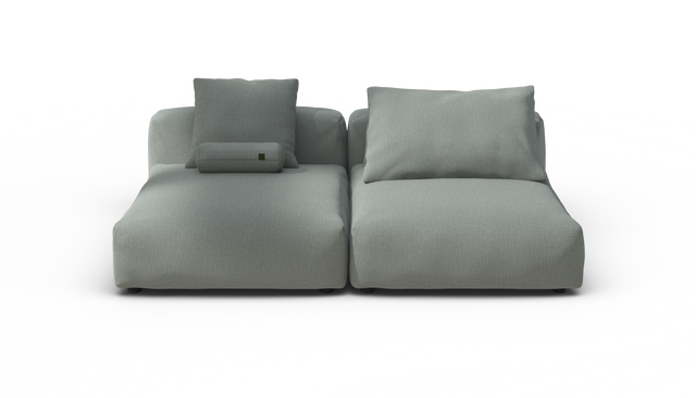 vetsak | Sofa Set 01 XLarge - Breeze - Sage | Modulares Sofa | 3.5 Sitzer