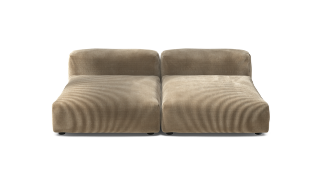 vetsak | Sofa Set 01 XLarge - Cord Velour - Sand | Modulares Sofa | 3.5 Sitzer