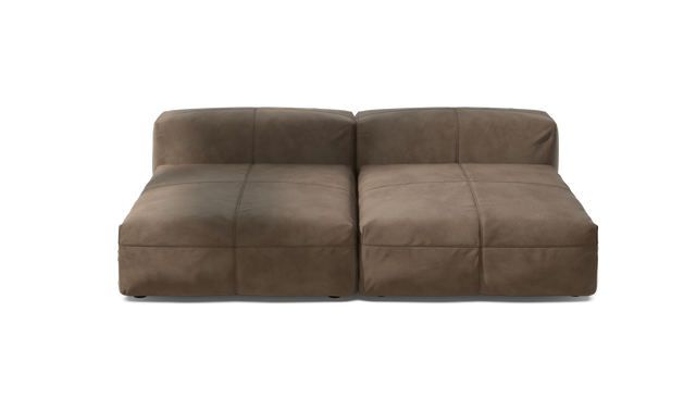 vetsak | Sofa Set 01 XLarge - leather - cacao | Modulares Sofa | 3.5 Sitzer