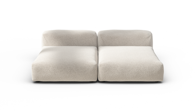 vetsak | Sofa Set 01 XLarge - Nub - Creme | Modulares Sofa | 3.5 Sitzer