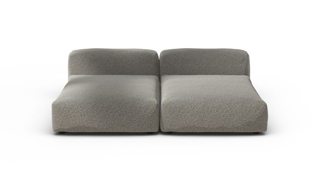 vetsak | Sofa Set 01 XLarge - Pebble - Platinum | Modulares Sofa | 3.5 Sitzer