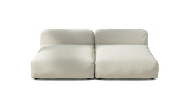 vetsak | Sofa Set 01 XLarge - Pique - Creme | Modulares Sofa | 3.5 Sitzer