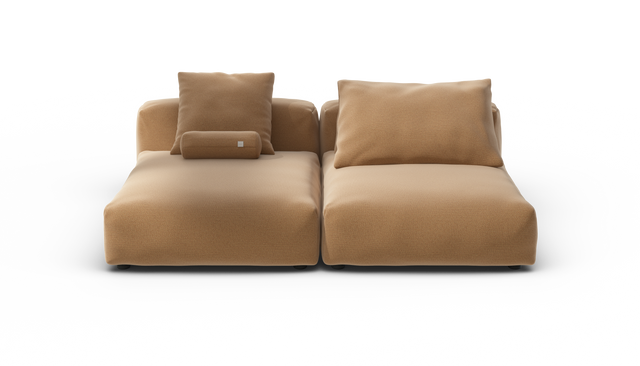 vetsak | Sofa Set 01 XLarge - Pique - Wheat | Modulares Sofa | 3.5 Sitzer