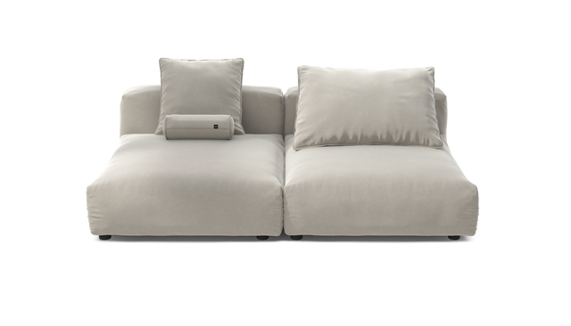vetsak | Sofa Set 01 XLarge - Suave - Clay | Modulares Sofa | 3.5 Sitzer
