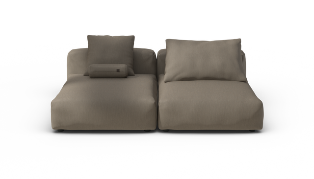 vetsak | Sofa Set 01 XLarge - Terrain - Driftwood | Modulares Sofa | 3.5 Sitzer
