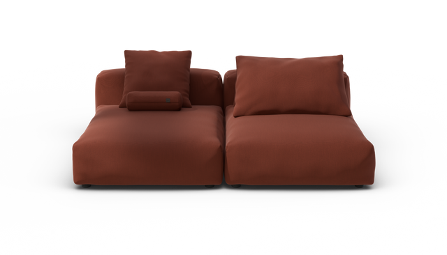 vetsak | Sofa Set 01 XLarge - Terrain - Saffron | Modulares Sofa | 3.5 Sitzer