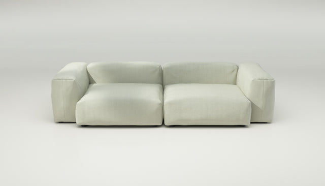 vetsak | Sofa Set 02 Large - herringbone - beige | Modulares Sofa | 3.5 Sitzer | Big Sofa