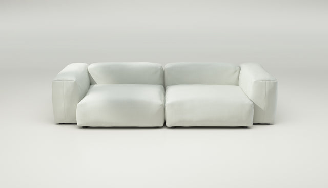 vetsak | Sofa Set 02 Large - herringbone - creme | Modulares Sofa | 3.5 Sitzer | Big Sofa