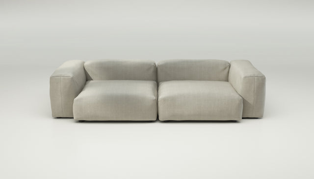 vetsak | Sofa Set 02 Large - herringbone - stone | Modulares Sofa | 3.5 Sitzer | Big Sofa