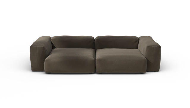 vetsak | Sofa Set 02 Large - Breeze - Brown | Modulares Sofa | 3.5 Sitzer | Big Sofa