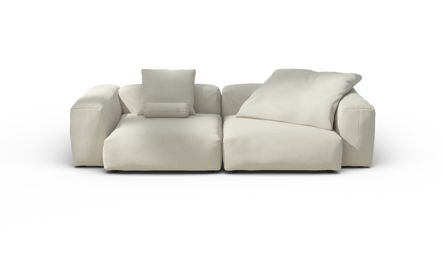 vetsak | Sofa Set 02 Large - Breeze - Ecru | Modulares Sofa | 3.5 Sitzer | Big Sofa