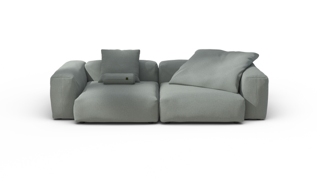 vetsak | Sofa Set 02 Large - Breeze - Sage | Modulares Sofa | 3.5 Sitzer | Big Sofa