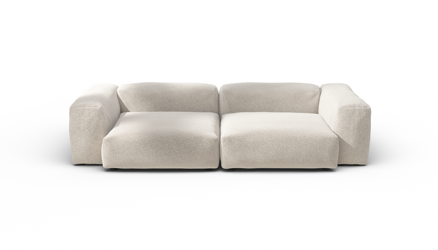 vetsak | Sofa Set 02 Large - Nub - Creme | Modulares Sofa | 3.5 Sitzer | Big Sofa