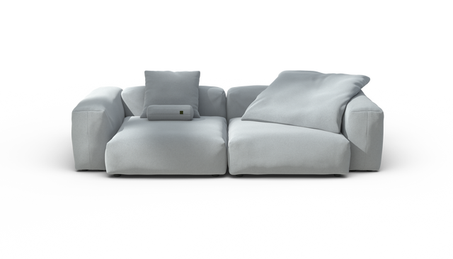 vetsak | Sofa Set 02 Large - Pique - Turquoise | Modulares Sofa | 3.5 Sitzer | Big Sofa