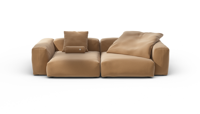 vetsak | Sofa Set 02 Large - Pique - Wheat | Modulares Sofa | 3.5 Sitzer | Big Sofa