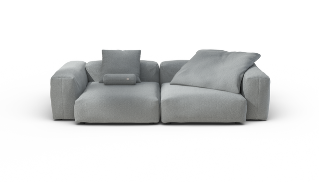 vetsak | Sofa Set 02 Large - Ridge - Limestone | Modulares Sofa | 3.5 Sitzer | Big Sofa
