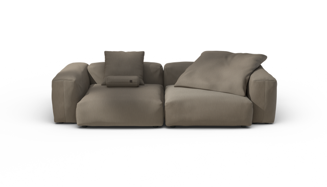 vetsak | Sofa Set 02 Large - Terrain - Driftwood | Modulares Sofa | 3.5 Sitzer | Big Sofa