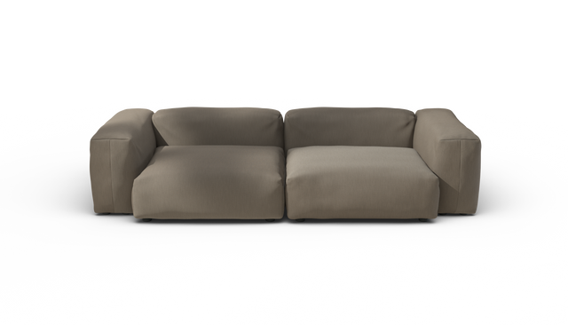 vetsak | Sofa Set 02 Large - Terrain - Driftwood | Modulares Sofa | 3.5 Sitzer | Big Sofa