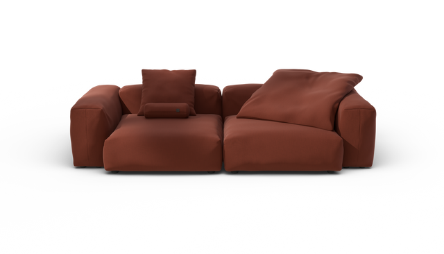 vetsak | Sofa Set 02 Large - Terrain - Saffron | Modulares Sofa | 3.5 Sitzer | Big Sofa