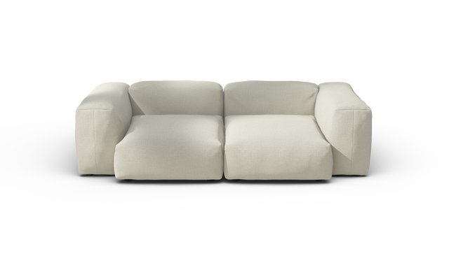 vetsak | Sofa Set 02 Medium - Breeze - Ecru | Modulares Sofa | 2.5 Sitzer | Big Sofa