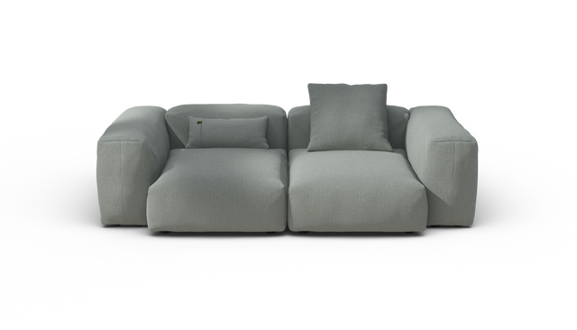 vetsak | Sofa Set 02 Medium - Breeze - Sage | Modulares Sofa | 2.5 Sitzer | Big Sofa